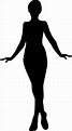 Public Domain Clip Art Image | Illustration of a female silhouette | ID ...