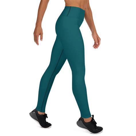 dark teal green women s pants solid color gym long tights for ladies made in usa eu mx pants