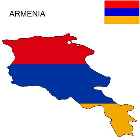 Bandera Armenia Del Mapa Mapa De Armenia Con La Bandera Nacional De Porn Sex Picture