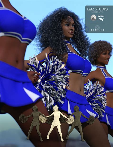 Cheer Fantasy College Cheerleader Poses Daz 3d