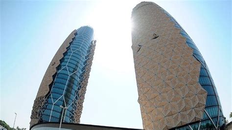 Abu Dhabis Most Iconic Towers Capital Gate The Pineapple Towers