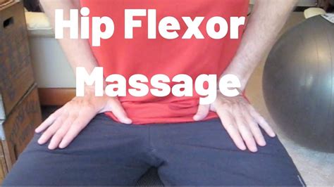 Hip Flexor Self Massage Do It While You View It Youtube