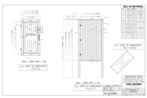 Steel Gate Shop Drawings Cad Files Dwg Files Plans And Details