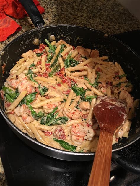 Creamy Chicken And Shrimp Alfredo Recipe Allrecipes