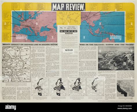 World War Two Allied Propaganda Publication Showing The Allied