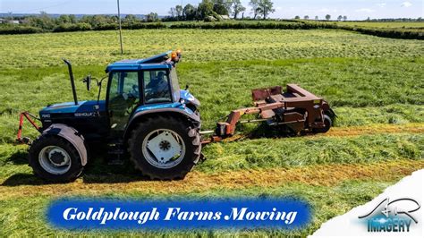 Goldplough Farms Mowing 7840 And Kuhn Mower Youtube