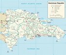 Dominican Republic road map - Ontheworldmap.com