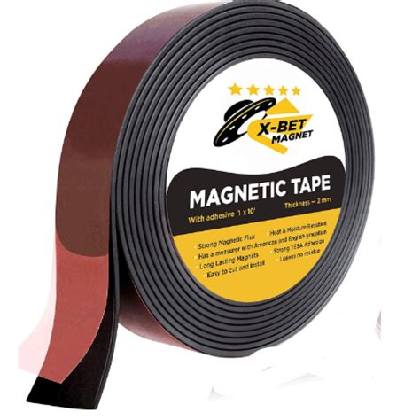 Flexible Magnetic Tape 26 Feet Magnetic Strip With Strong Self Adhesive