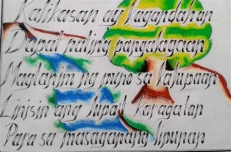 Tagalog Slogan Tungkol Sa Pangangalaga Sa Kapaligiran Brainlyph