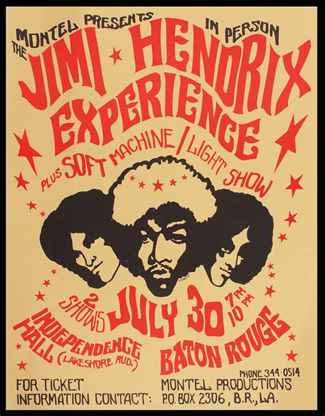 Lot Detail Jimi Hendrix 1968 Original Printers Proof