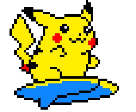 Transparent Cute Pikachu Png Cute Pixel Art Pokemon Png Download