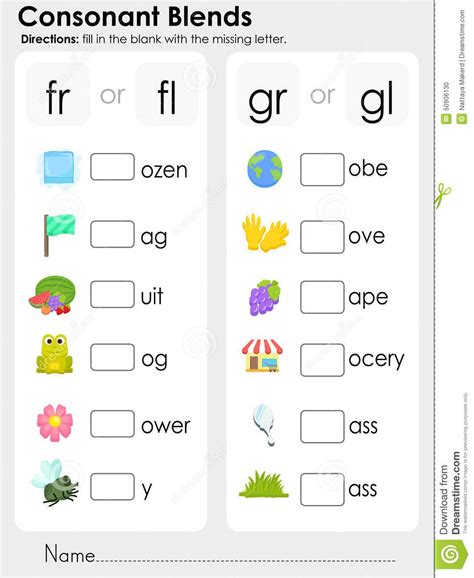 Each phonic has 5 distinct and unique worksheets for your students to tackle. Pin by Lisa Bolen on Iya | Blends worksheets, Consonant ...