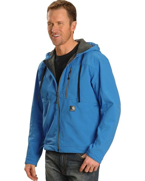 Carhartt Mens Water Resistant Soft Shell Hooded Work Jacket Sheplers