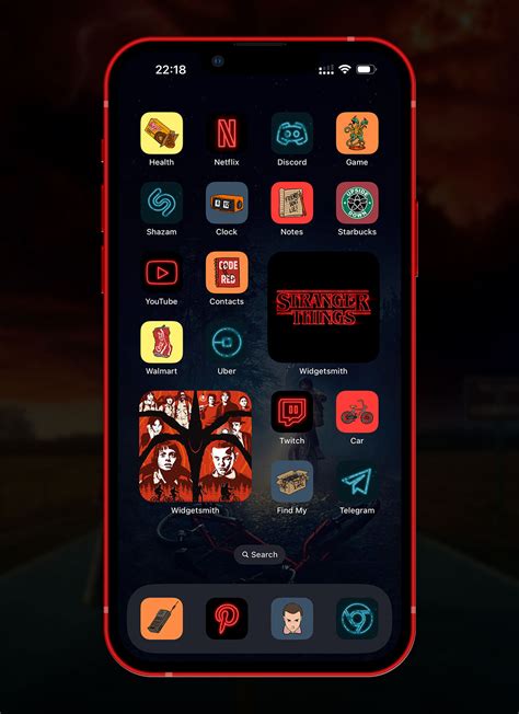 Stranger Things App Icons Ios Aesthetic App Icons Iphone Free
