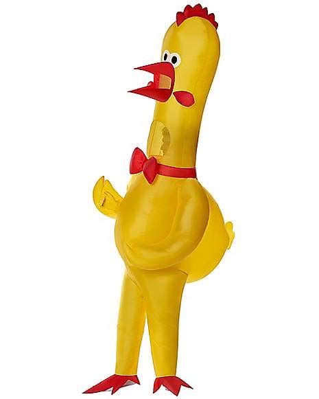 Adult Rubber Chicken Inflatable Costume Spencers