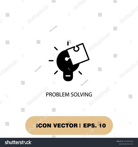 Problem Solving Icons Symbol Vector Elements Stock Vector Royalty Free Shutterstock