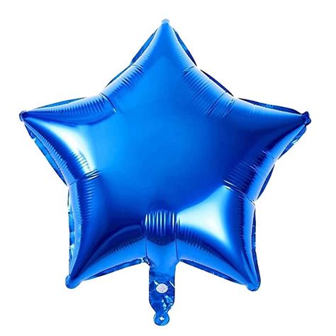 18 Star Foil Balloon Dark Blue Balloons4you New Zealand Party