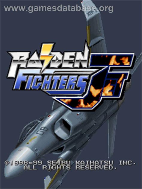 Raiden Fighters Jet Arcade Artwork Title Screen