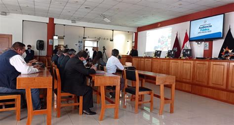 Gobierno Regional De Arequipa Realiza Primera Audiencia Pública Sobre