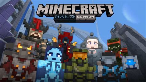 Minecraft And Halo Infinite Collide As Master Chief Mash Up Pack