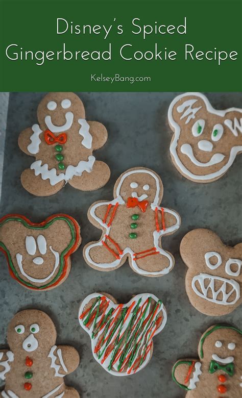Disneys Spiced Gingerbread Cookie Recipe Tips And Tricks Kelsey Bang