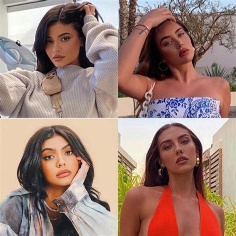 Bottom Row Ig Models And Friends Of Theirs Look So Much Like Kylie