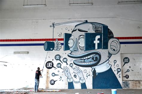 Vidéo Une Fresque De Street Art Dénonce La Dictature Du Like