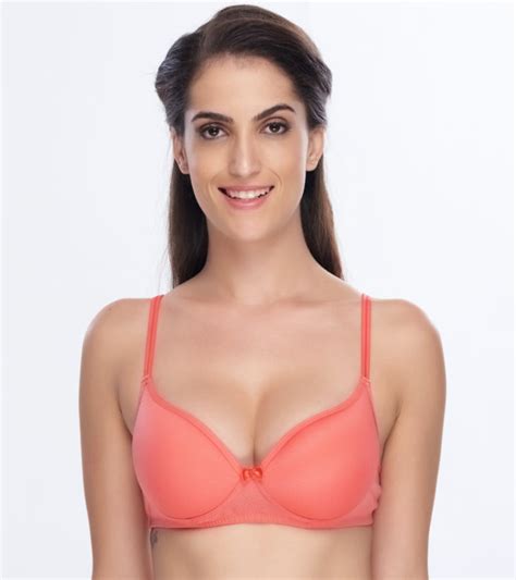 Daisy Dee Cotton Non Padded Non Wired 3 4th Coverage Pink Bra ZING