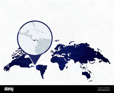 Mapa Detallado De Panam Resaltado En El Mapa Mundial Azul Redondeado Mapa De Panam En C Rculo