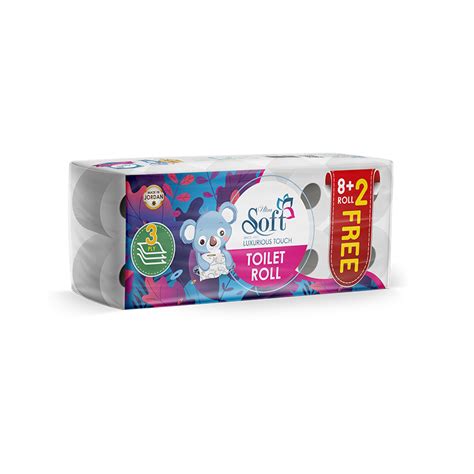 Soft Toilet Paper 82 Rolls 3ply 150 Sheet Wadi Al Rafidain