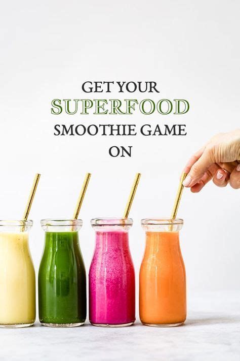 12 Superfood Smoothies To Kickstart Your Day Recipe Superfood