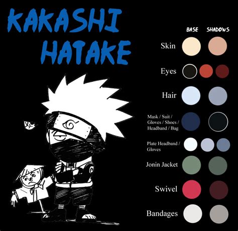 Kakashi Shippuden Anime Color By Ade R On Deviantart