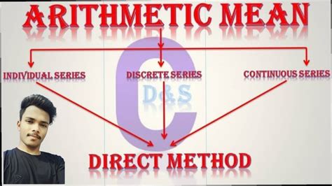 Arithmetic Mean Direct Method Youtube