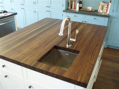 A laminate veneer countertop is one that is made of thin layers of wood and other material. Walnut Countertop Kitchen Island Top - Solid Wood Butcher ...