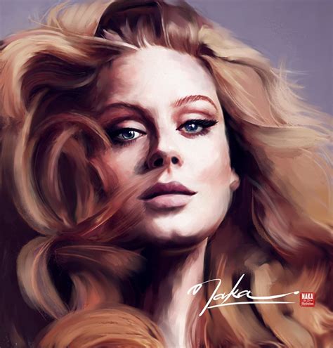 Adele Pintura Digital Digital Painting Female Art Art