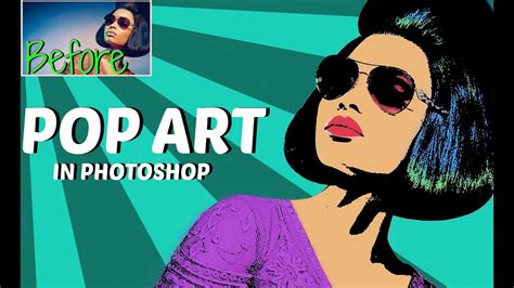 How To Make A Pop Art Portrait From A Photo In Photoshop Youtube Images