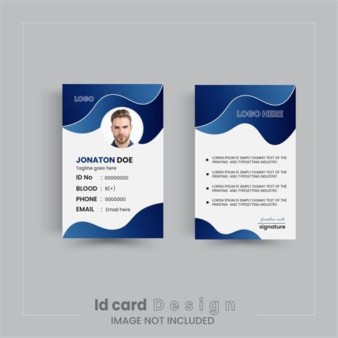 Premium Vector International Id Card Design Template Modern Identity