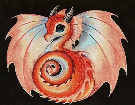 Fire Dragonette Cute Dragon Drawing Dragon Art Dragon Drawing