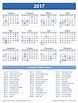 2017 Calendar Templates and Images