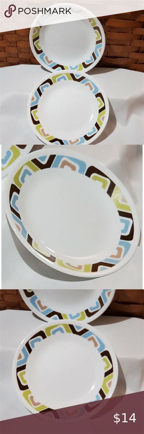 Squared By Corelle Livingware Bread And Butter Plates Set Of Corning