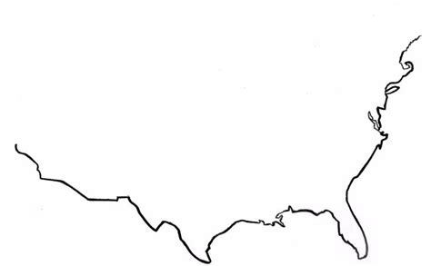 United States Map Outline Transparent Best Map Collection