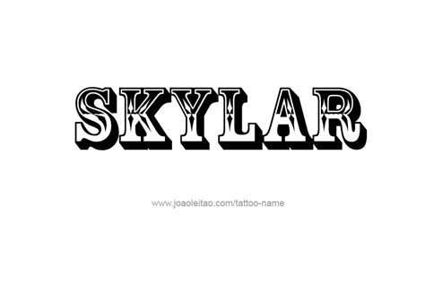 Skylar Name Tattoo Designs Name Tattoo Designs Skylar Name Tattoos
