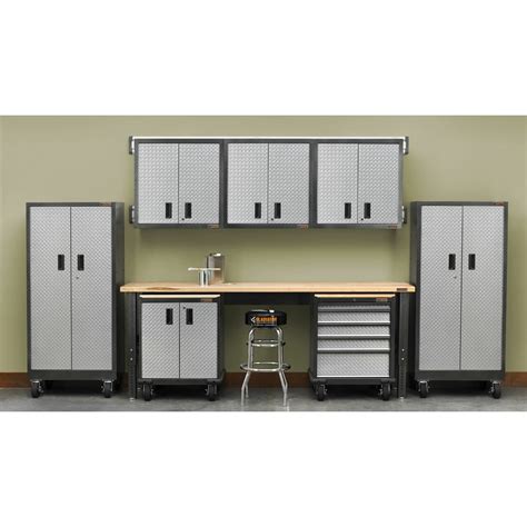 Gladiator® garage storage includes cabinets, shelving, wall systems, workbenches and more to help you keep your gear organized, protected and ready to go. Gladiator 27" Maple Top for Premier Garage Cabinets ...