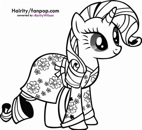 My little pony druckbare malvorlagen. Coloring Page For My Little Pony Rarity - Coloring Home