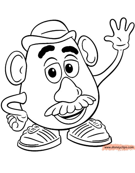 Mr Potato Head Printable Coloring Pages At Getdrawings Free Download