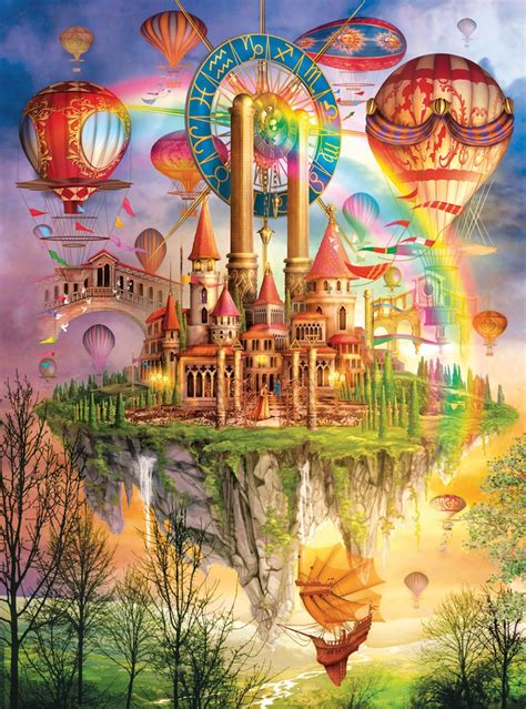 Holographic Jigsaw Puzzle 1000 Pieces 20x27 Above The Clouds