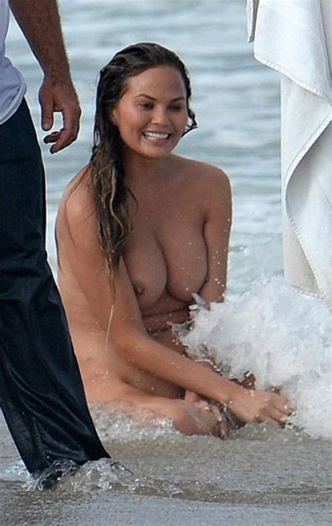 Celeb Topless Beach Cumception