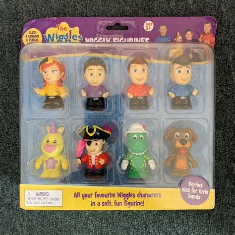 New The Wiggles Wiggly Figurines 8 Pack All The Characters Retro