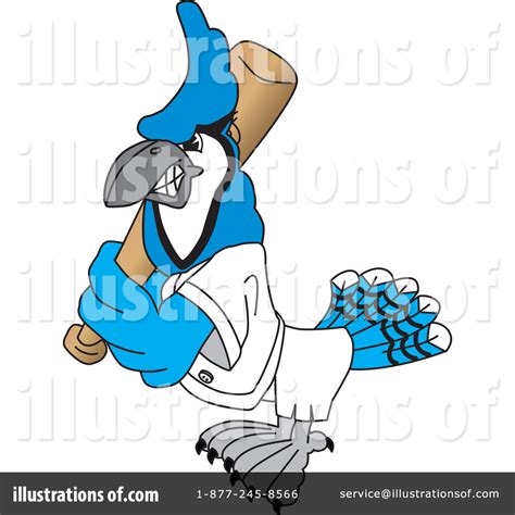 Blue Jay Mascot Clipart 62670 Illustration By Mascot Junction