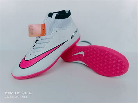 sepatu futsal kualitas standar pabrik quality putih pink | Lazada Indonesia